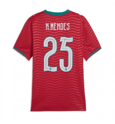 Portugali Nuno Mendes #25 Kotipaita Naisten MM-kisat 2026 Lyhythihainen Portugali Nuno Mendes #25 Kotipaita Naisten MM-kisat 2026 Lyhythihainen
